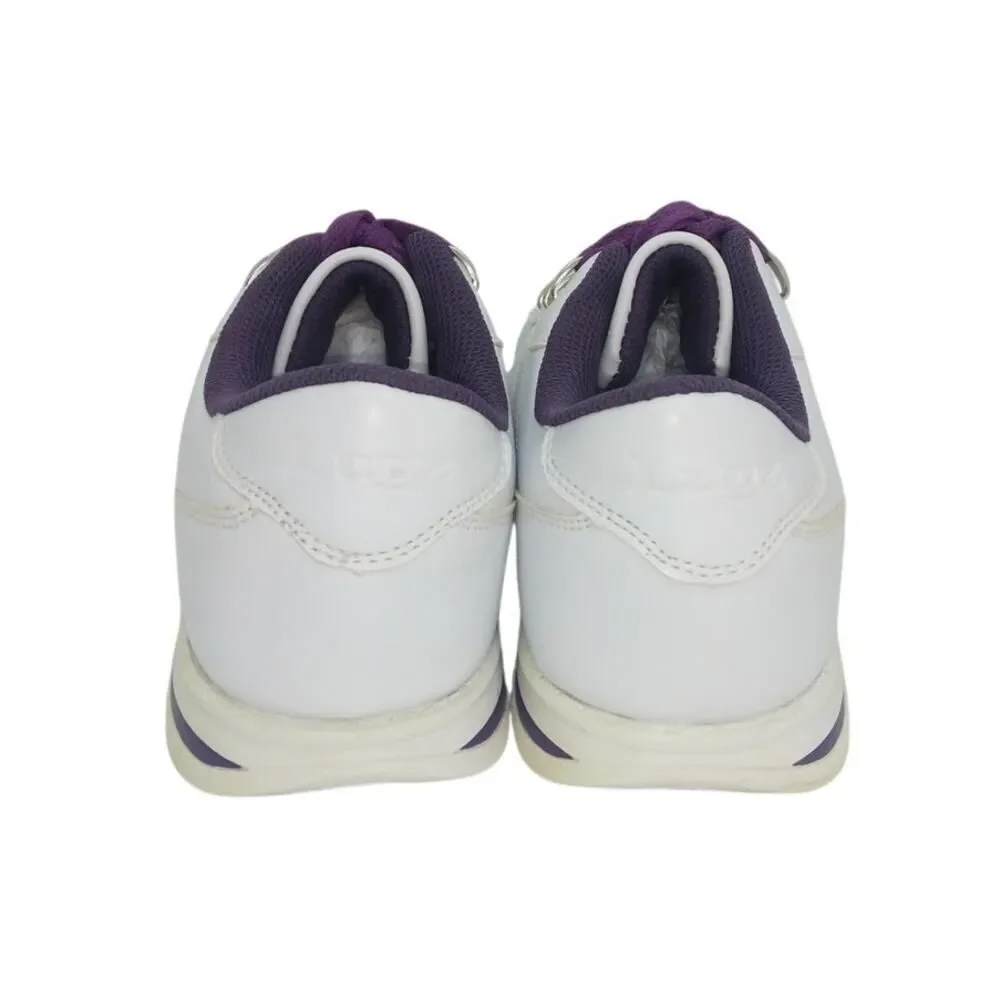 LUGZ Z-ROCS Womens White & Purple Fashion Leather Sneakers - Size: 8